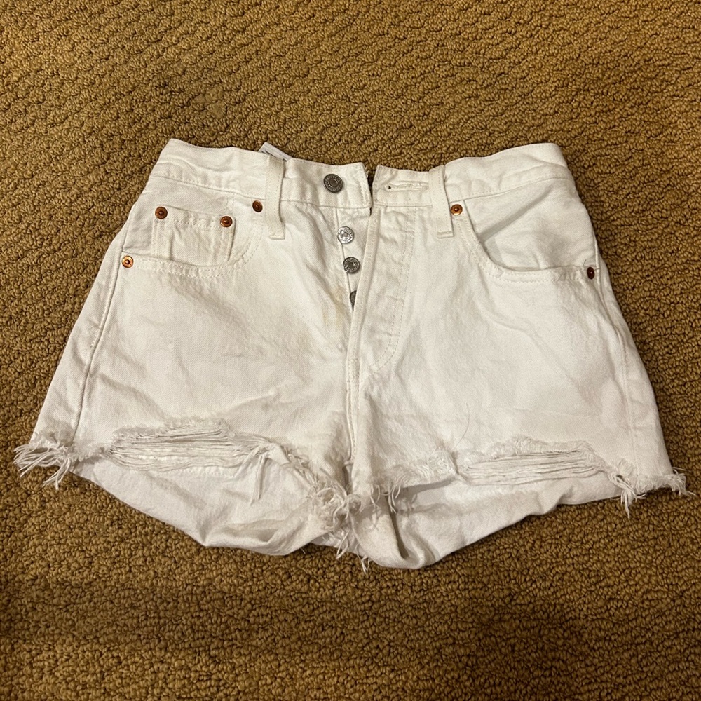 Levi’s 501 Shorts White